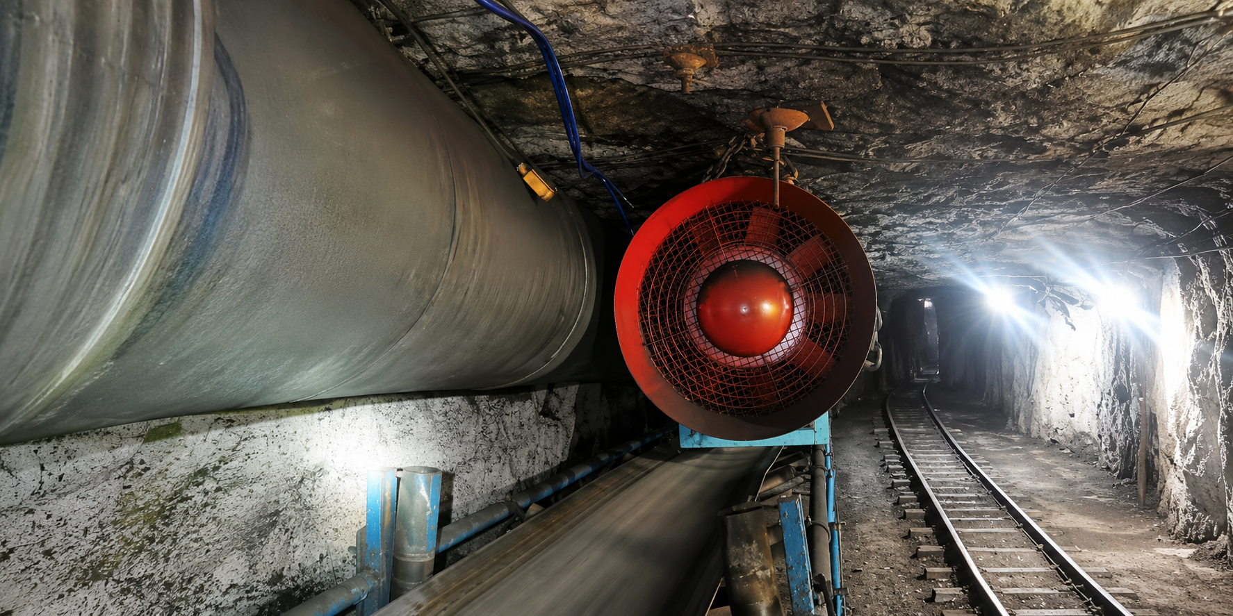 Шахтный осевой вентилятор высокой производительности